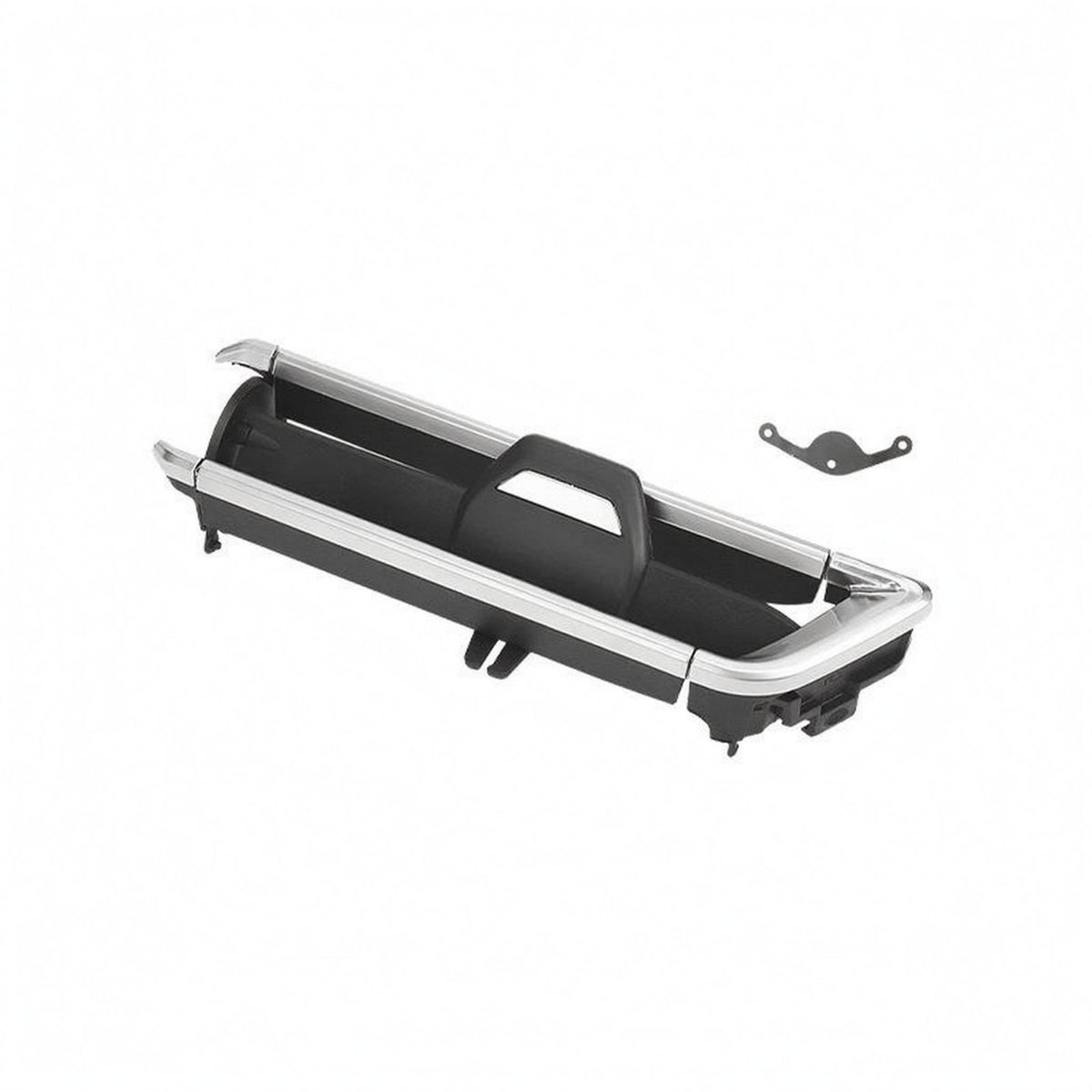 Interior Vent Assembly Black Front Center Air Vent Horizontal Rectangular Vehicle Component