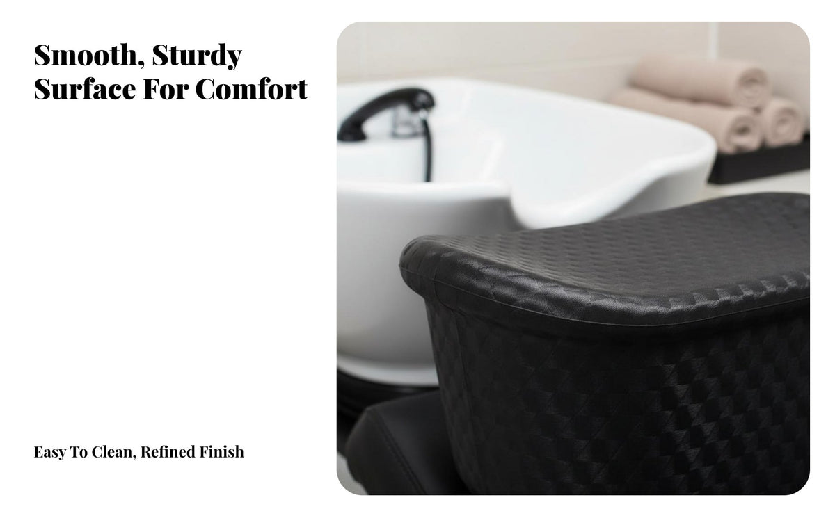Hair Washing Sink Pillow Comfortable Shampoo Bowl Neck Rest Waterproof Hair Washing Neck Pillow for Beauticians, Home Users, Barbershop, Beauty Parlor