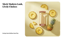 Stainless Steel Pineapple Cutter Cores and Slices Stainless Steel Pineapple Cutter Kitchen Gadget Easy to Use Effort Saving