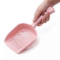 Litter Sifter Sand Sifter with Slotted Sieve, Thickened Sieve Cleaning Tool with Handle Hole for Cats Kittens Used Litter Gifts