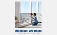 No-Drill Child Safety Balcony Guardrail, Elevated Opening Fence, Outdoor Protective Barrier