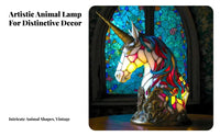 Animal Shape Desk Lamp USB Powered Animal Shaped Night Light Bright Colors Colorful Creature Desk Light for Kids, Adults, Bedroom, Nightstand, Office