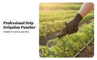 Easy to Use Trickle Irrigation Hole Puncher Precise Punching Trickle Irrigation Tubing Punch Compact Design for Homeowners, Farm, Greenhouse