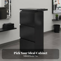 Stainless Steel Hairdressing Trolley Large Capacity Hair Salon Tool Cabinet Build Rolling Salon Storage Cabinet for Barbers, Permanent Makeup Studio