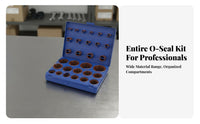 Assorted Sizes O-Gasket Repair Box Wide Variety of Sizes O-Gasket Assortment Kit Hardware Supplies Oil Resistant Long-Lasting