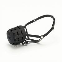 Padded Horse Muzzle with Halter Ventilated Horse Muzzle Lightweight Tack Nylon for Horses, Stable
