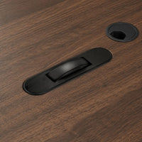 Semi-Circle Hidden Handle Modern Simple Design Rotary Flush Pull Easy to Install