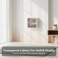 Unseen Box Display Case High Clearness Unseen Box Storage Cabinet Figure Display Case Particle Proof Clear Door Collectible
