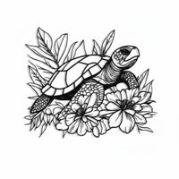 Decorative Cutout Metal Turtle Wall Art Nature Inspired Sea Turtle Wall Art for Living Room
