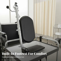 Leg Rest Padded Cushion Elevating Legrest Easy to Install Leg Support Bracket for Caregivers, Nursing Homes, Home Use