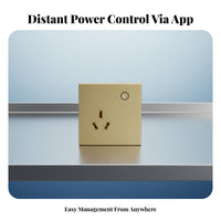 Type 86 Timed Control Function Connected Recept Alternating Current Le Outlet No Hub Required Wall for Homeowners, Tech Enthusiasts, Bedroom