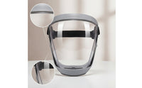 Transparent Full-Face Visor Clear Face Visor with Headband Adjustable Safeguarding Visor Reusable for Spraying