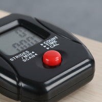Tracks Time, Count, Calories LCD Fitness Tracker Display Single Button Control Replacement Fitness Console Exercise Bike Computer for Home Gym