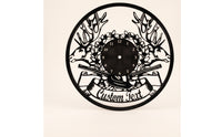 Decorative Wall Clock Easy to Read Round Wall Clock Clear Numbers for Living Room, Bedroom, Kitchen