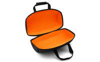Speaker Bag with Shoulder Strap Travel-Friendly Speaker Case with Accessory Pouch Adjustable for Commuters, Music Lovers