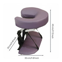 Face down Face Cradle Foldable Portable Massage Headrest Multi-Functional Bedside Head Cradle for Home