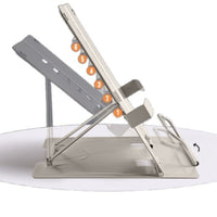 Hands-Hands-off Metal Book Stand Compact Desktop Book Holder Multi-Angle Reading Rest Sturdy for Readers, Students, Desk, Study, Home Office