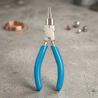 6-in-1 Bail Making Comfortable Wire Looping Tool with Mandrel Polished
