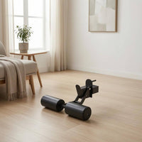 Foam-Covered Squat Rack Leg Roller Padded Leg Roller Attachment Metal Strength Training Gear