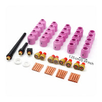 58 Pieces Tungsten Inert Gas Welding Kit Assorted Collet for Fusing Workshop