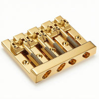 Highhigh Weight Bass Bridge Gold Finish 4 String Bass Bridge Reinforced Construction for Bassists