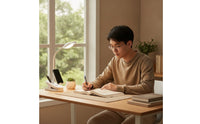 Adjustable Brightness LED Clamp-Mounted Desk Lamp Dimmable Bird-Shaped Lamp with Clamp Flexible Arm Gooseneck Reading Light Eye-Friendly for Students, Bedside
