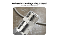 M22 Swivel Quick Connect M22 Anti-Knot Hose Joint Heavy Duty Pressure Washer Rotating Connector for Car Washing, Outdoor Cleaning