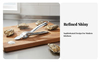 Bivalve Shucker Silver Clam Plier Pliers Opener for Kitchen