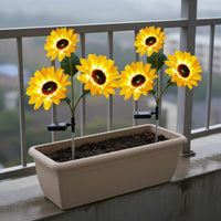 Solar Floral Disc Light Automatic switch/Off LED Floral Disc Stake Lamp Easy Installation Decorative Flower Pathway Light for Yard