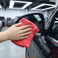 360 GSM Car Microfibre Cloth and Microfibre Towel, Portable Touch Up Towel for Detailing, Whip-Stitched Mixed-Fiber Yarn for Water Absorption