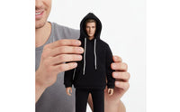 1/6 Scale Hoodie Set Three-Dimensional Tailoring 1/6 Scale Hoodie Action Figure Sweatsuit Functional Pockets Miniature