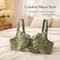 Full Coverage Bras for Women with Underwire and Thin Padded Cups, Adjustable Straps for Daily Wear and Comfort, Extended Sizes Available