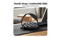 2 Pieces Non-Slip Surface Exercise Bike Pedals Wear Resistant Stationary Bike Pedals with Straps Heavy Duty Replacement Pedal Straps Left/Right Marked for Home Gym Users, Cyclists, Seniors, Indoor Cycling, Workout