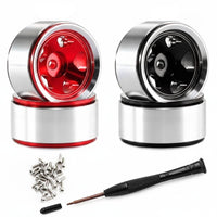 Aluminum Alloy Wheel Model Authentic Realism Screw Nuts Silvery for RC Collectors