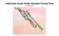 Multi-Functional Double Hook Wire Tightener Heavy Duty Wire Rope Tensioning Tool Strong Pulling Force for Farmers, Workshops, Farms, Garages