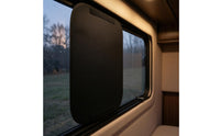 Oxford Cloth RV Window Sunshade Black Car Window Sunshade Textured Vehicle Accessory Rounded Corners
