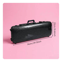 12 Holes Chinese Bamboo Flute Case Wear-Resistant Multi-Flute Storage Box Portable Musical Instrument Accessory for Travel