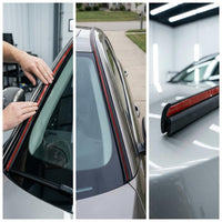 H-Type Car Windshield Wiper Cover Trim Seal Strip Dustproof Waterproof Rubber Strip