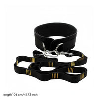 Adjustable Fit Weighted Pull-up Belt Long-Lasting Construction Heavy Duty Exercise Belt with Chain Comfortable Lining Strength Training Gear Ergonomic Design for Powerlifters, Bodybuilders, Athletes, Home Gym