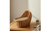 Wicker Woven Pet Bed Creative Design Woven Animal Basket Cozy & Comfortable Infant Basket Photography Prop for Nursery