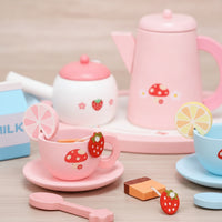 Pretend Tea Set   Tea Party Set Creative for Young Children, Kids, Playroom