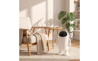 Playful Astronaut Trash Can Stylish Astronaut-Themed Trash Can Modern Space Themed Wastebasket Sturdy for Teens, Bedroom