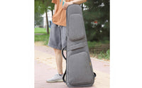 Electric Guitar Gig Bag Backpack Style Electric Guitar Case with Neck Pillow Adjustable for Students, Rehearsals