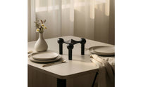 Triangular Candle Holder Modern Candle Holder with Three Cups 3-Arm Candelabra Elegant Stable for Dining Table, Dinner Parties