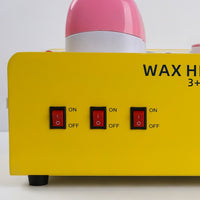 Electric Multi-Pot Depilatory Heater Countertop Depilatory Heater with 4 Pots Removable Appliance Portable for Salons, Beauty Parlors
