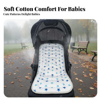 Universal Pushchair Cushion Warm and Cozy Pushchair Seat Liner Thickened Padding Universal Pushchair Cushion for Infants, Young Child, Pushchair