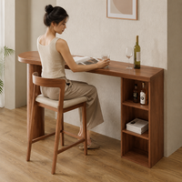 bar table with storage