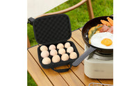 Foam Egg Storage Box Crushproof Shockproof Egg Case Outdoor Gear for Hikers, Picnickers