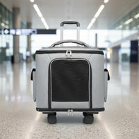 Portable Pet Carrier Portable Cat Carrier Suitcase-Style Cat Travel Bag for Outdoor