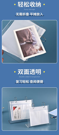 相框摆台亚克力画框6寸小卡展示架拍立得相册情侣照片纪念明星片 其他尺寸 亚克力5寸【放34张12.7cm*8.9cm】
